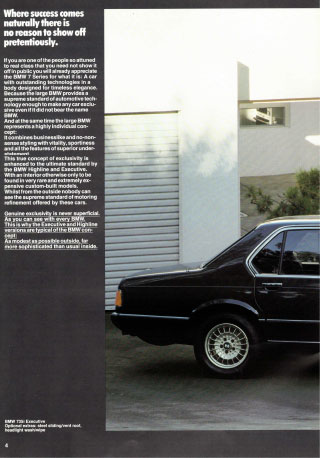 E23 EXECUTIVE 1985 (EN) - Image 4